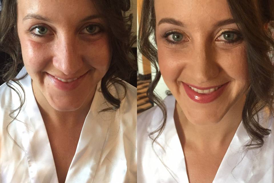 Bridal Trial Before and After