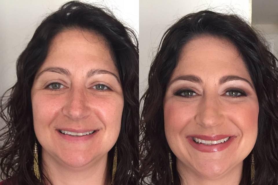 Bridal Trial Before and After