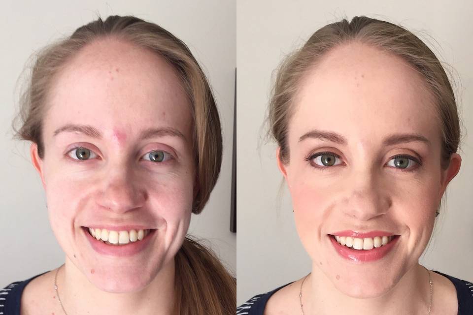 Bridal Trial Before and After