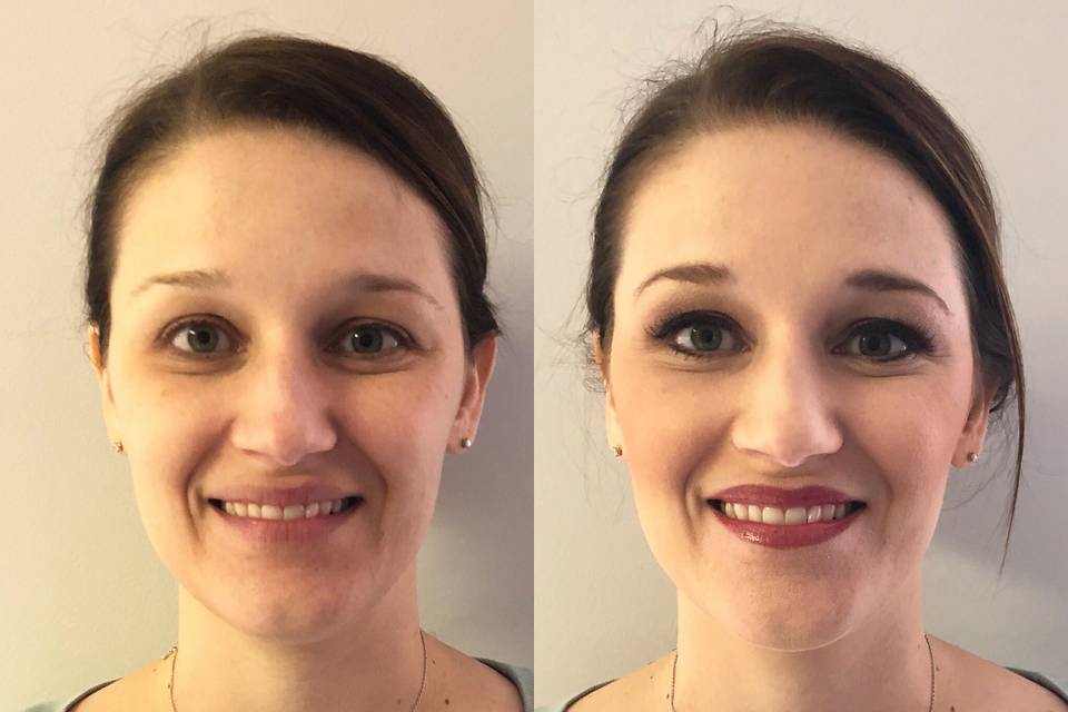 Bridal Trial Before and After