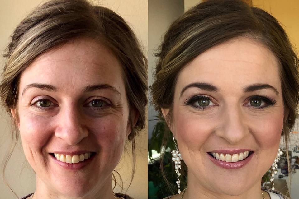 Bridal Trial Before and After