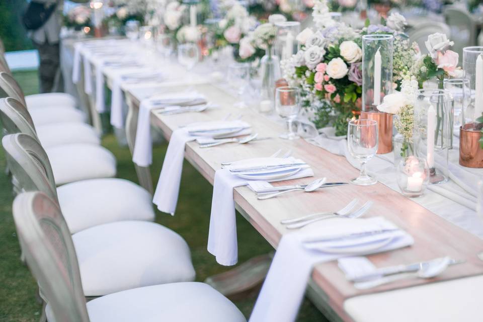 Long table detail