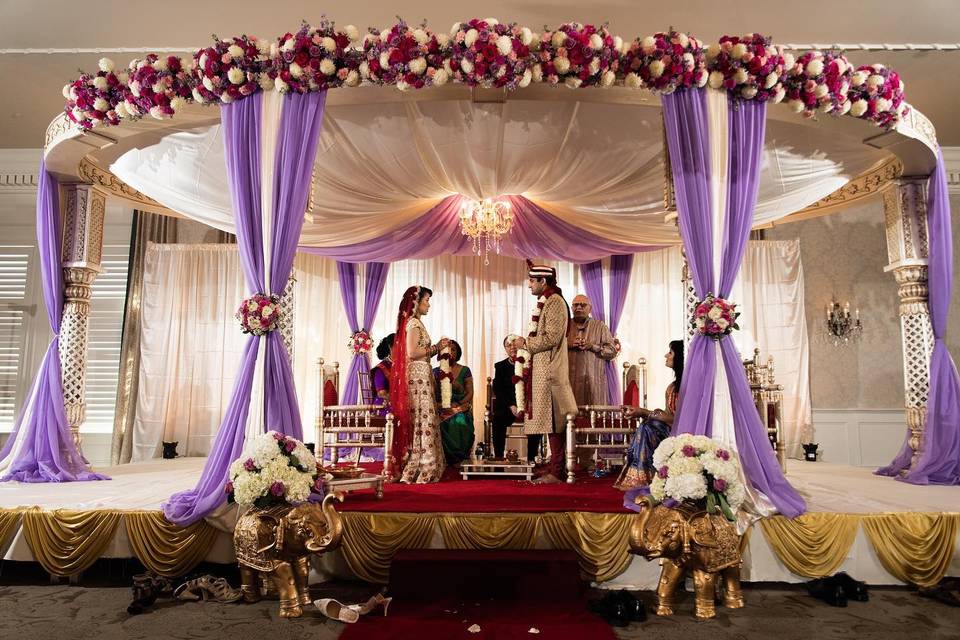 Indian Wedding in Ballroom