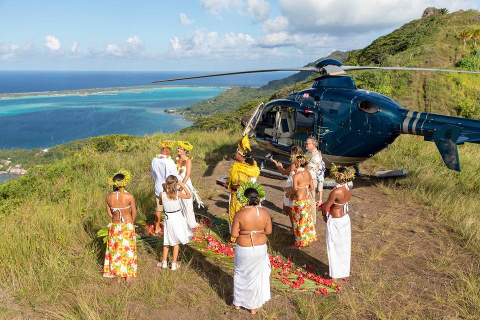 Mt Popoti Tahitian Ceremony