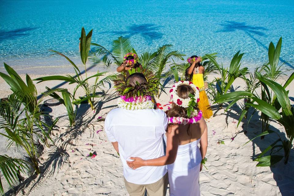 Tahitian Ceremony Matira Beach