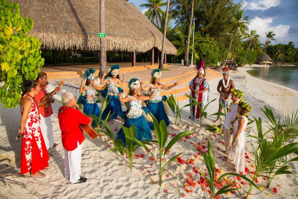 Tahitian Ceremony Matira Beach