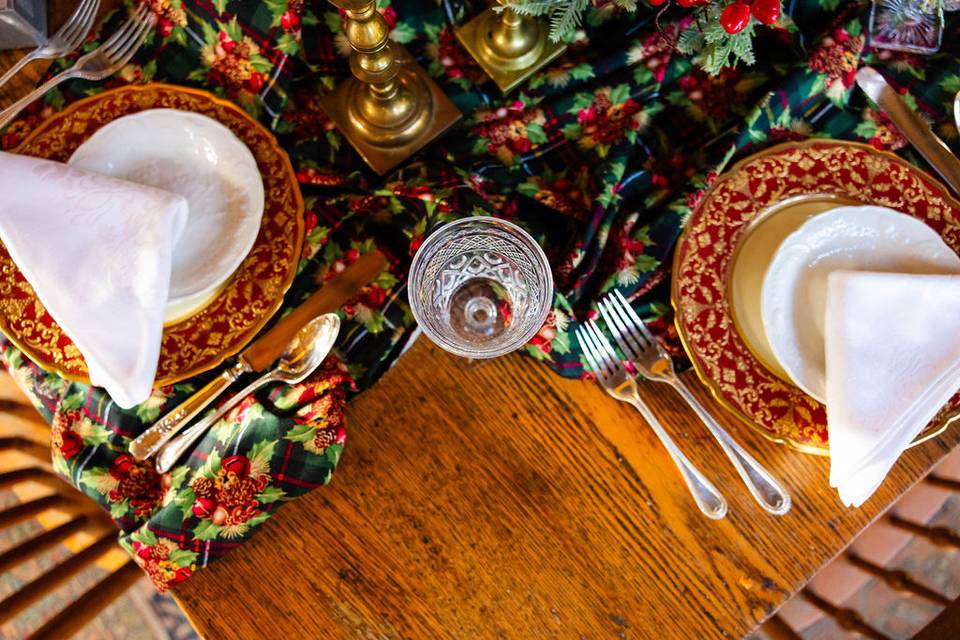 Christmas Dinner Party Detail