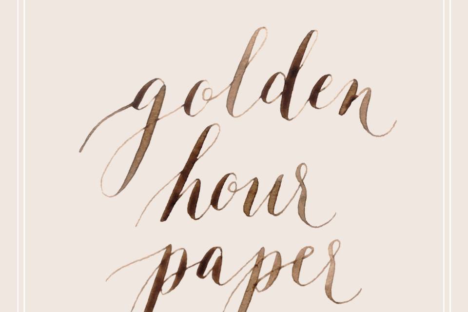 Golden Hour Paper