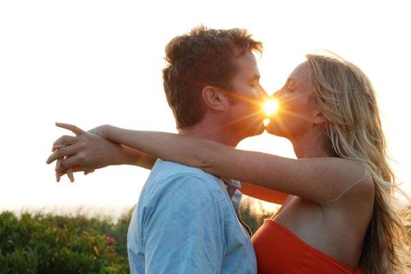 engagement sunburst kiss, Narragansett