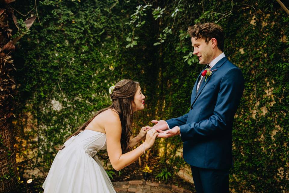 Justine's Secret House wedding