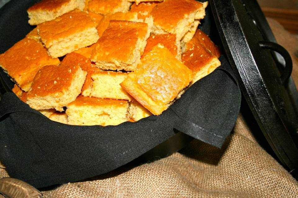 Cornbread squares