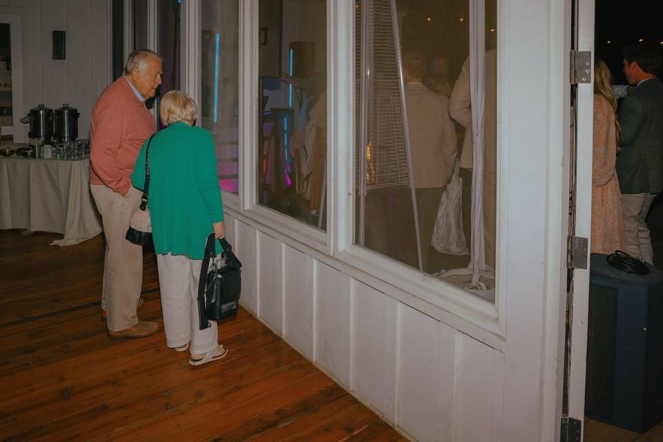 Looking in