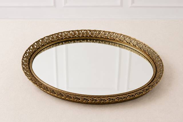 Gold Mirrored Tray