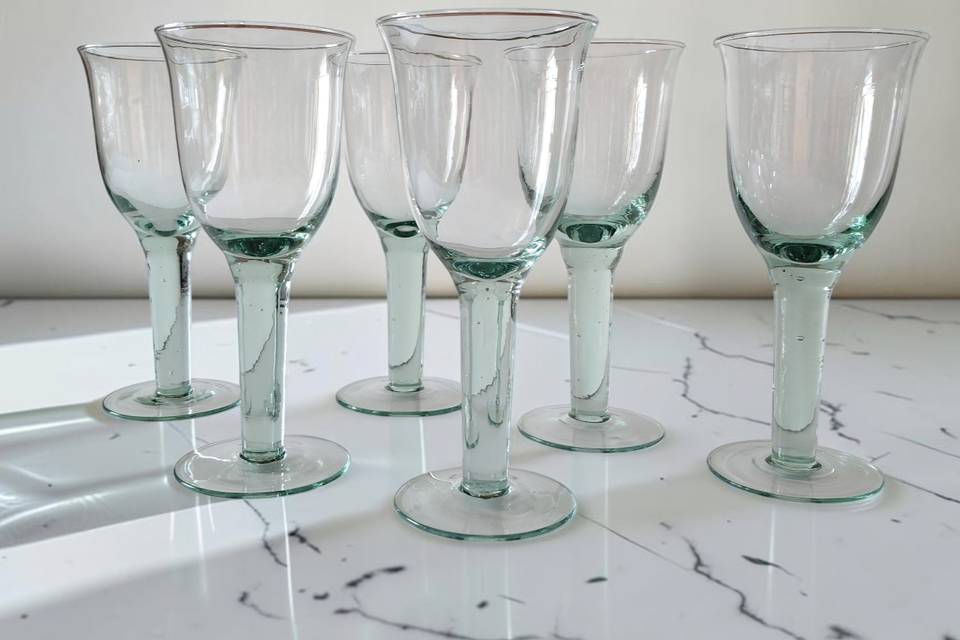 Blown Glass Goblets