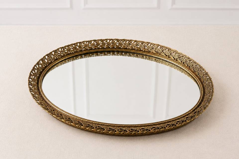 Gold Mirrored Tray