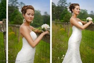 Collage of bridals at Atlanta farm