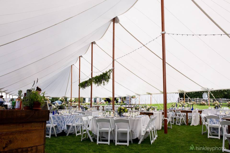 Sailcloth tent