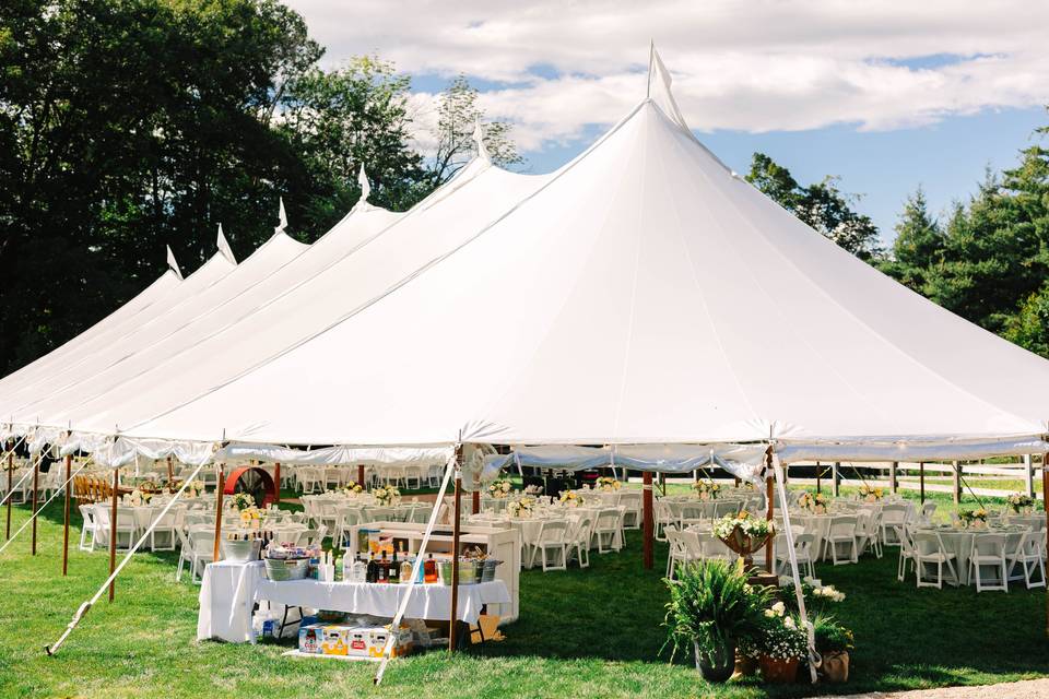 Sailcloth tent