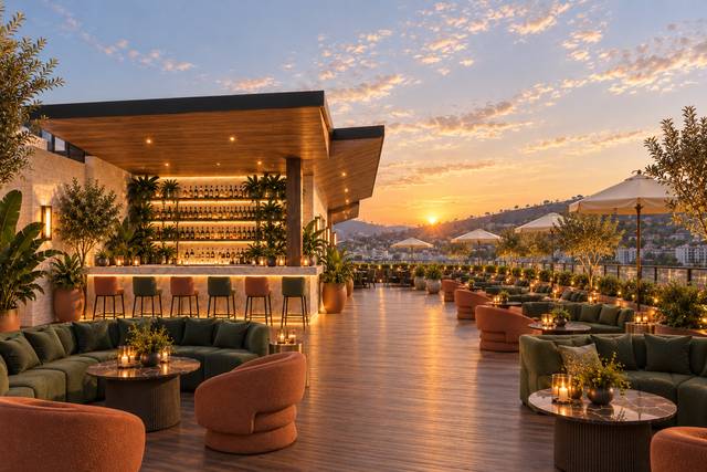 The One Rooftop White Bar