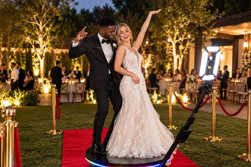 360 Video Booth Wedding