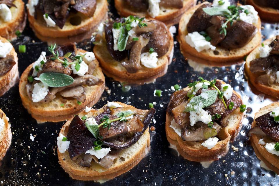 Wild Mushroom Crostini