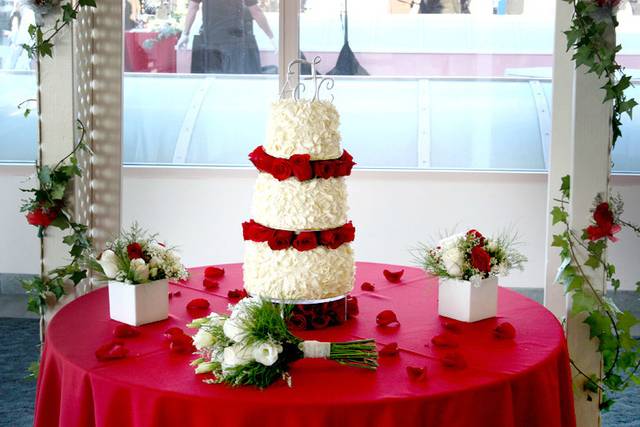 Beautiful iced cake