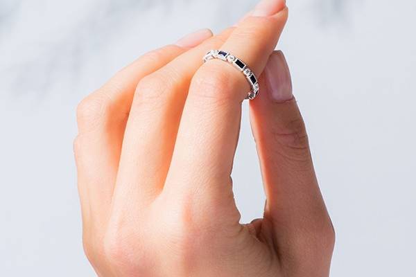 Sapphire Wedding Ring (14823W)