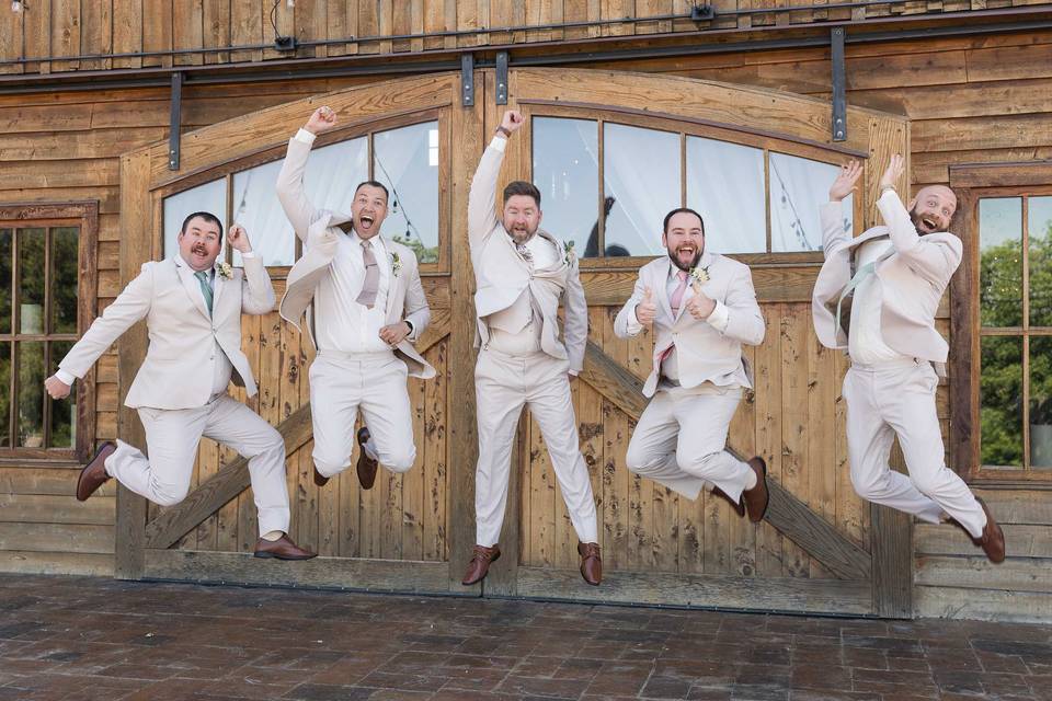 Fun Groomsmen Portrait