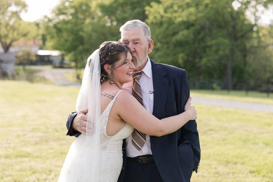 Bride & Grandpa Moment