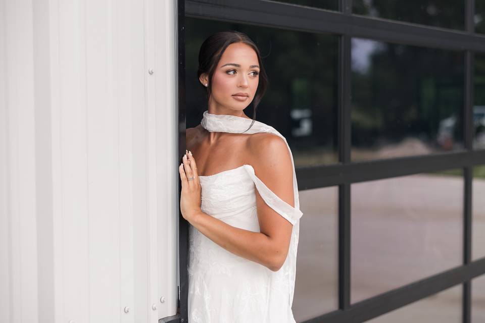 Bride Getting Ready