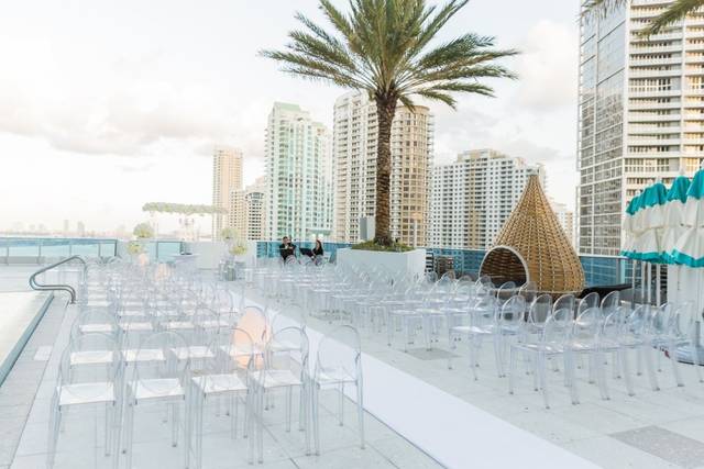 Ceremony on Pool Deck