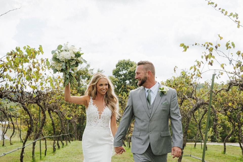 Couple in the vines