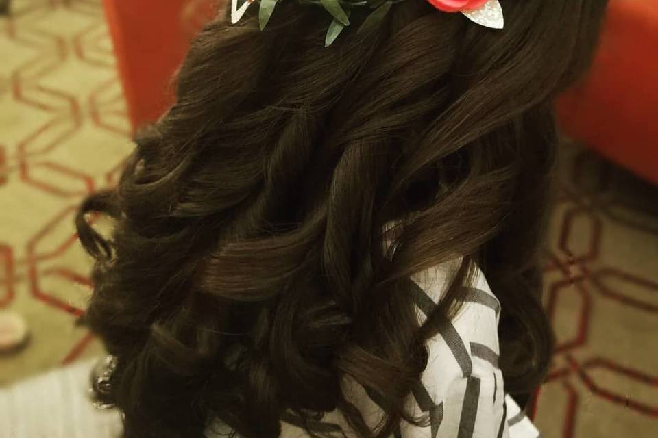 Flower girl Hair