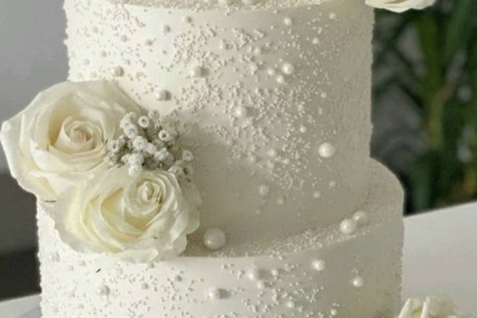 Pearl Wedding Cake