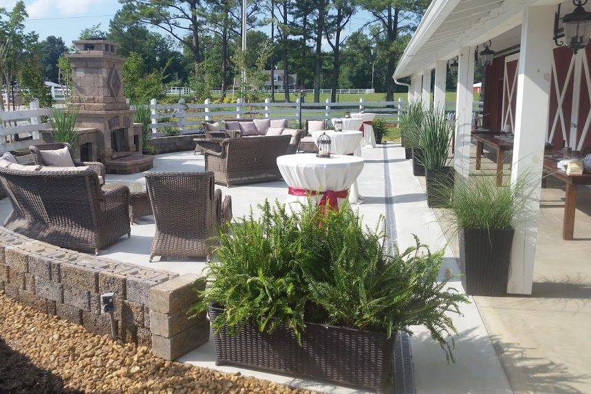 High top tables and patio furniture