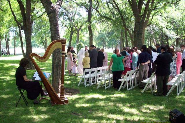 Wedding ceremony area
