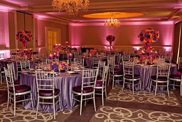 Wedding reception area