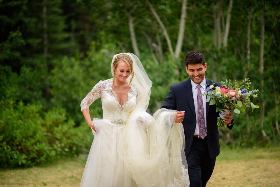 Bride and groom