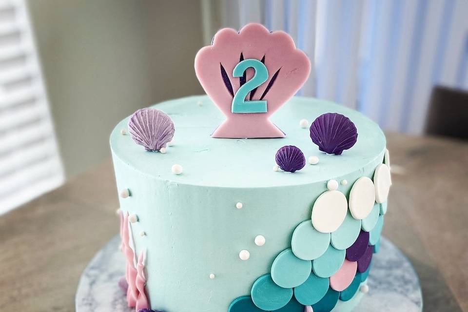 Mermaid Themed Cake