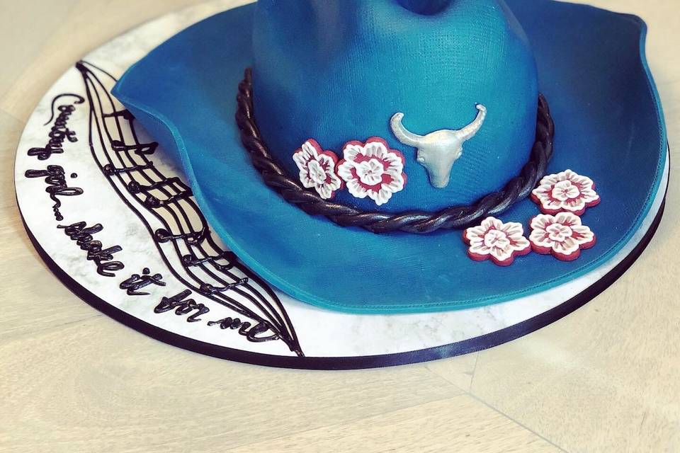 Cowgirl Hat Cake