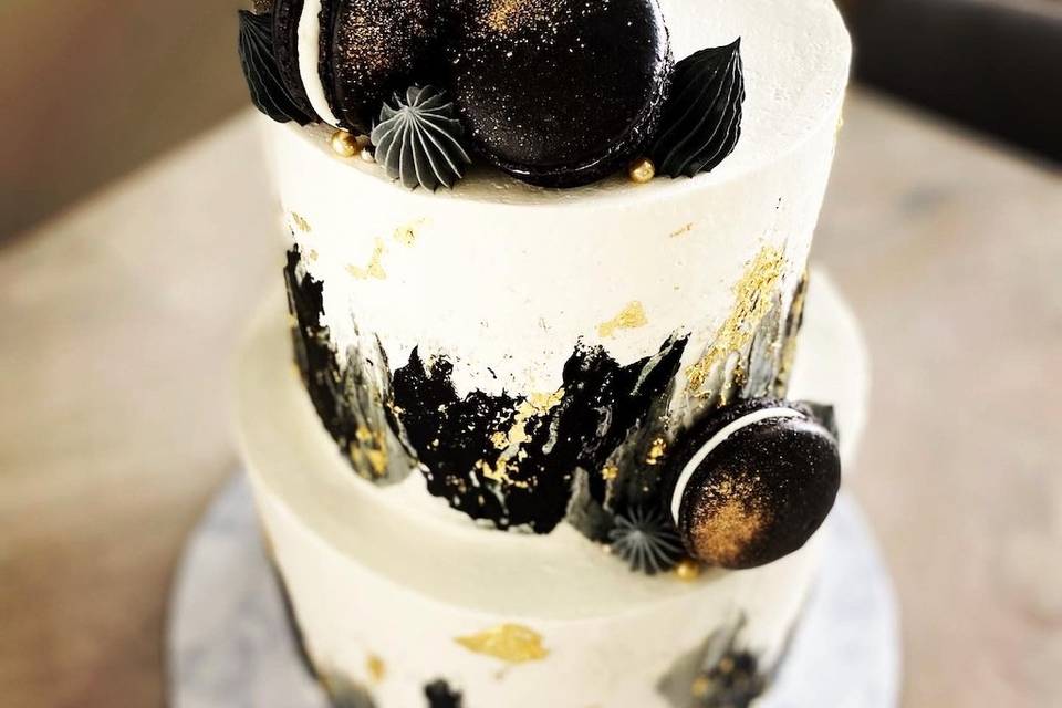 Modern Abstract Cake