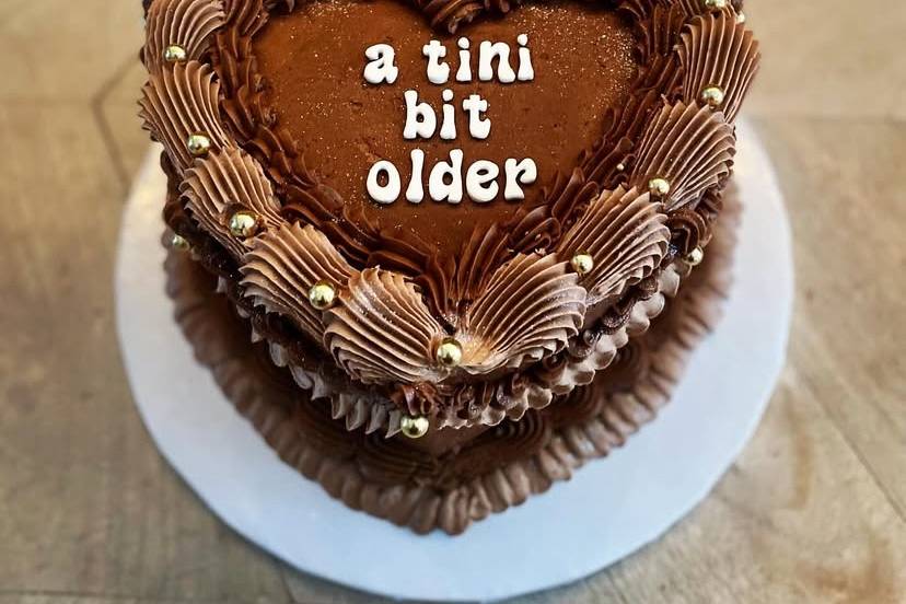 Birthday Heart Cake
