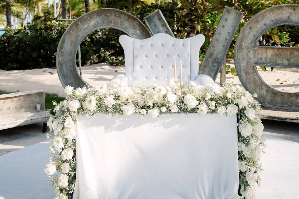 Intimate wedding