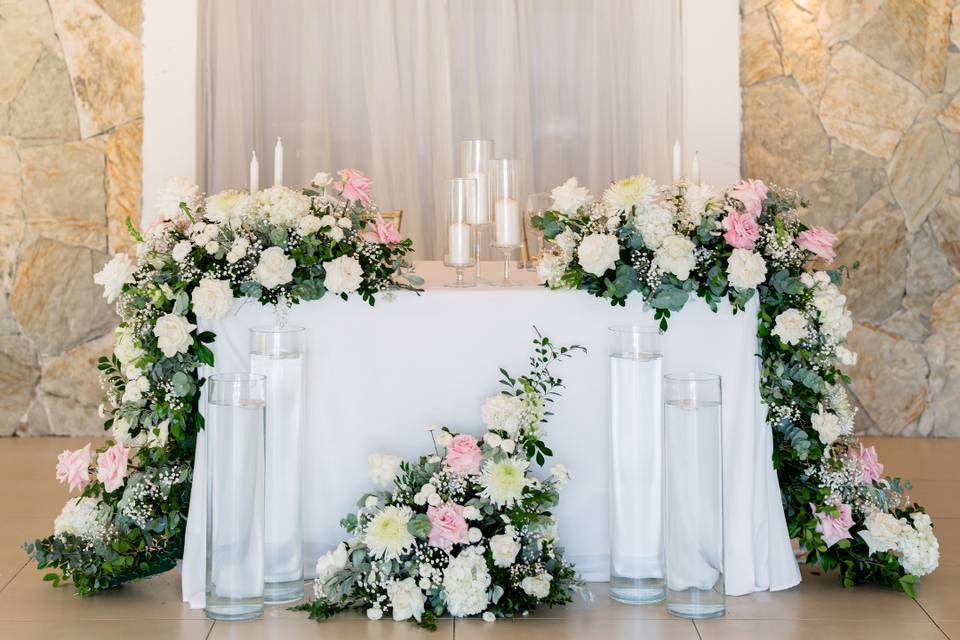Romantic Sweetheart Table