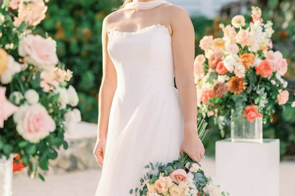 Bride moment