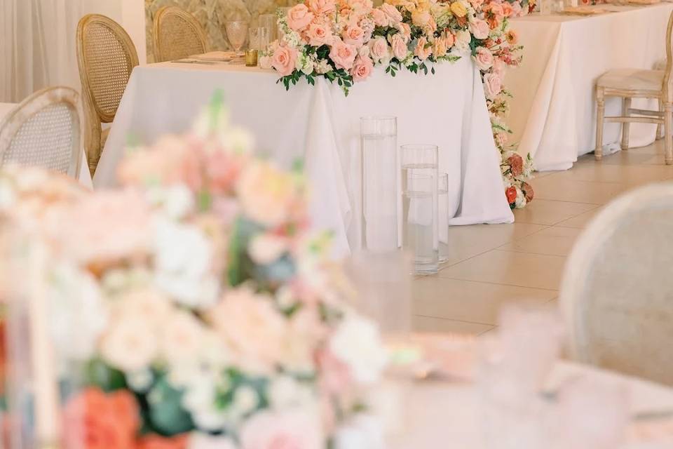 Reception Design & Head Table