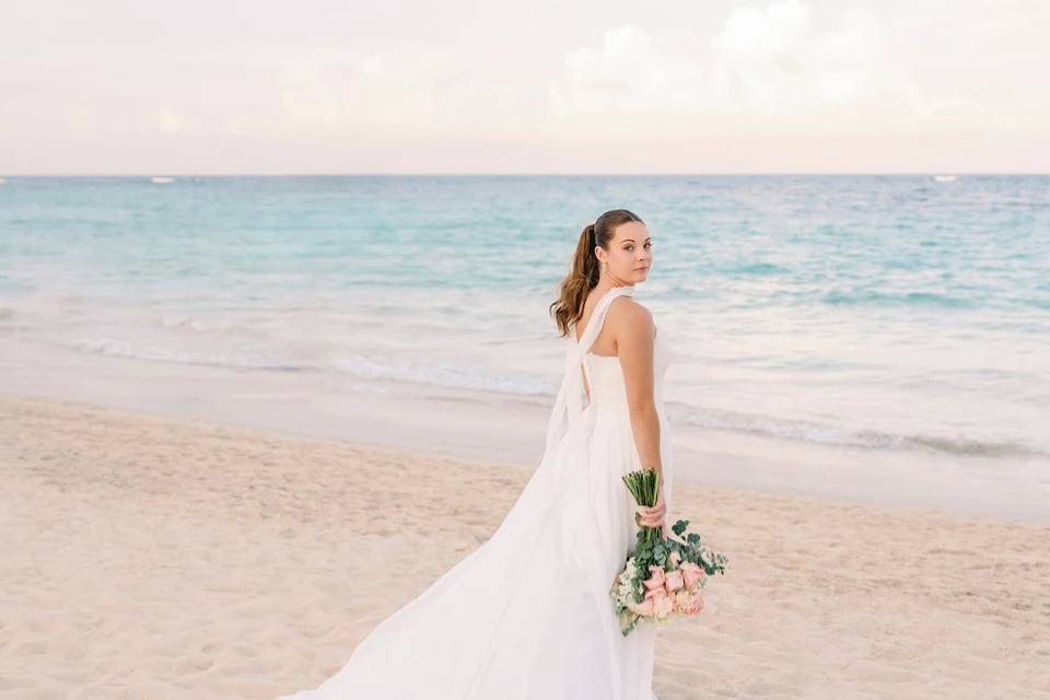 Bride by the Ocean