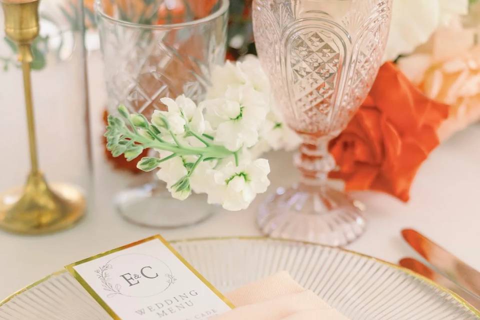 Elegant Table Setting Details