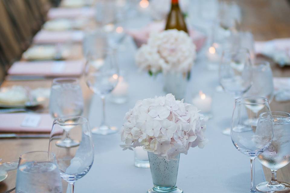 Wedding tablescape