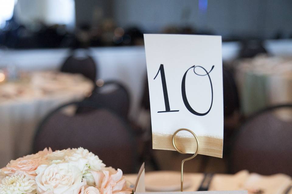 Table Numbers